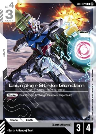 Image of Launcher Strike Gundam (GD01-072) - Edition Beta