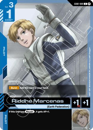 Image of Riddhe Marcenas (GD01-089) - Edition Beta
