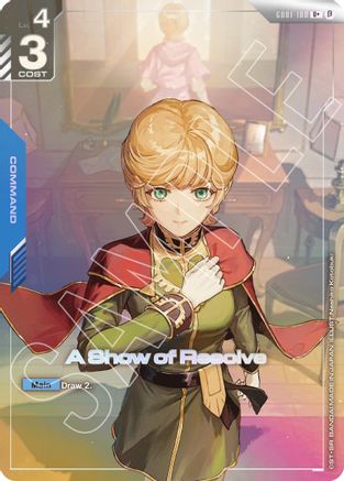 Image of A Show of Resolve (U+) (GD01-100) - Edition Beta Holofoil