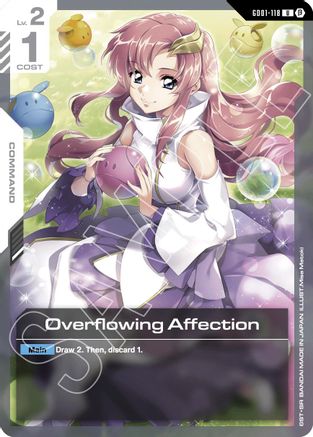 Image of Overflowing Affection (GD01-118) - Edition Beta
