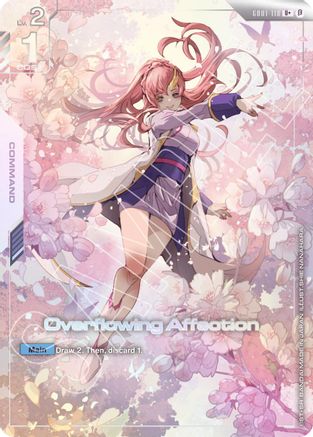 Image of Overflowing Affection (U+) (GD01-118) - Edition Beta Holofoil