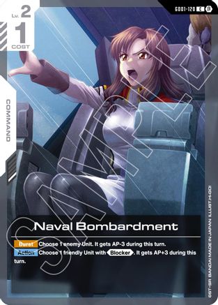 Image of Naval Bombardment (GD01-120) - Edition Beta