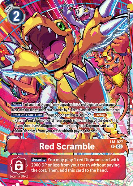 Image of Red Scramble [LM-027] (Alternate Art) [Starter Deck: Protector of Light]