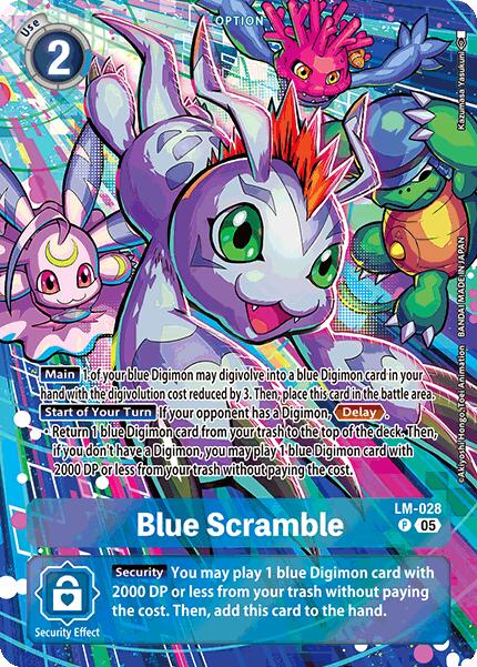 Image of Blue Scramble [LM-028] (Alternate Art) [Starter Deck: Protector of Light]