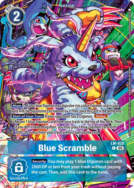 Image of Blue Scramble [LM-028] (Alternate Art) [Starter Deck: Hero of Hope]