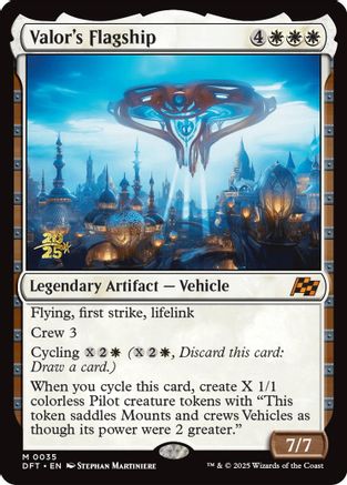 Image of Valor's Flagship [Aetherdrift Prerelease Promos]