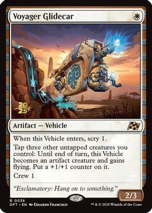 Image of Voyager Glidecar [Aetherdrift Prerelease Promos]