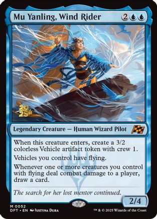 Image of Mu Yanling, Wind Rider [Aetherdrift Prerelease Promos]
