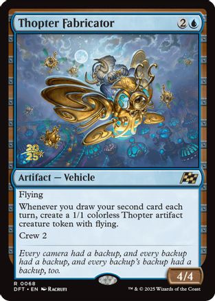 Image of Thopter Fabricator [Aetherdrift Prerelease Promos]