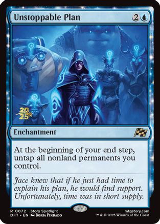 Image of Unstoppable Plan [Aetherdrift Prerelease Promos]