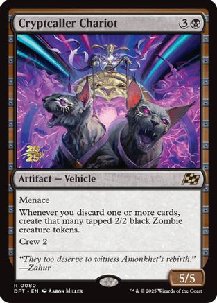 Image of Cryptcaller Chariot [Aetherdrift Prerelease Promos]