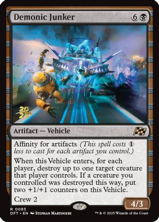 Image of Demonic Junker [Aetherdrift Prerelease Promos]