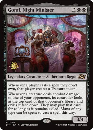 Image of Gonti, Night Minister [Aetherdrift Prerelease Promos]