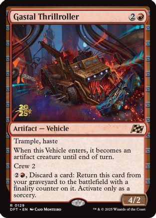 Image of Gastal Thrillroller [Aetherdrift Prerelease Promos]