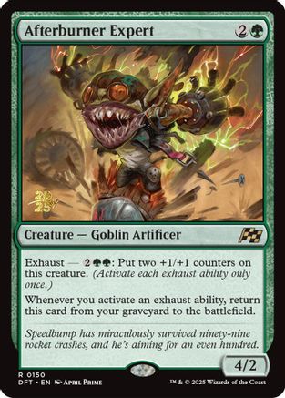 Image of Afterburner Expert [Aetherdrift Prerelease Promos]
