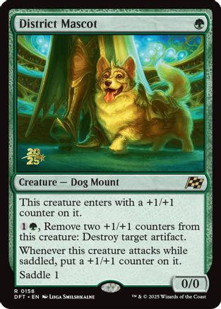 Image of District Mascot [Aetherdrift Prerelease Promos]