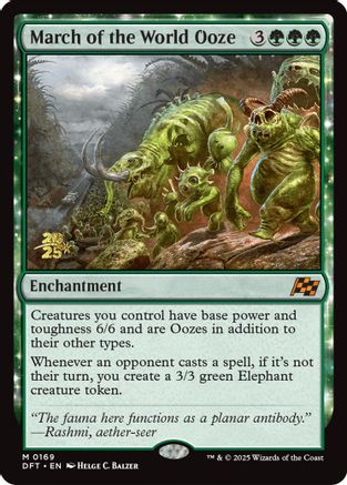 Image of March of the World Ooze [Aetherdrift Prerelease Promos]