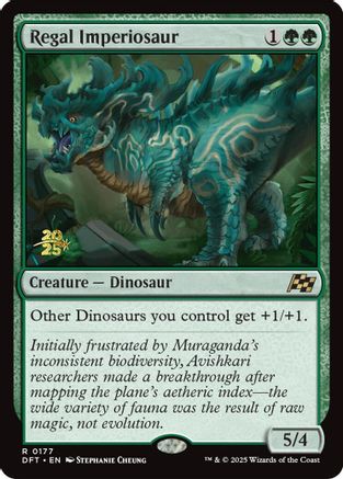 Image of Regal Imperiosaur [Aetherdrift Prerelease Promos]