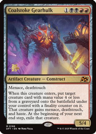 Image of Coalstoke Gearhulk [Aetherdrift Prerelease Promos]