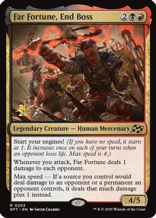 Image of Far fortune, End Boss [Aetherdrift Prerelease Promos]