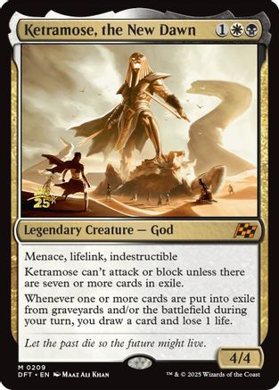 Image of Ketramose, the New Dawn [Aetherdrift Prerelease Promos]