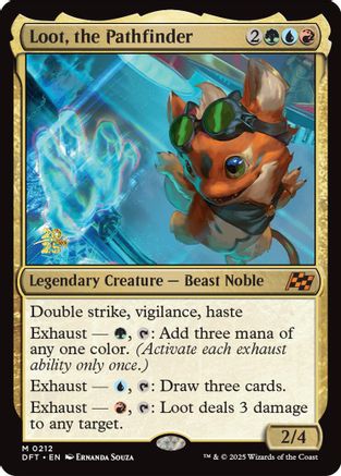 Image of Loot, the Pathfinder [Aetherdrift Prerelease Promos]