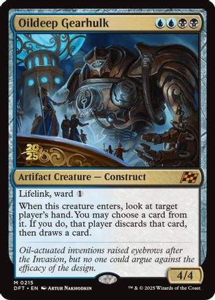 Image of Oildeep Gearhulk [Aetherdrift Prerelease Promos]