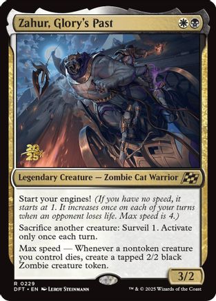 Image of Zahur, Glory's Past [Aetherdrift Prerelease Promos]
