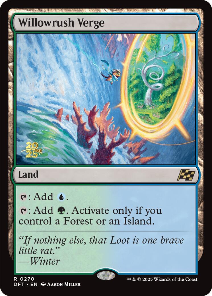 Image of Willowrush Verge [Aetherdrift Prerelease Promos]