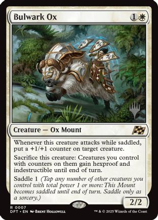 Image of Bulwark Ox (Promo Pack) [Aetherdrift Promos]