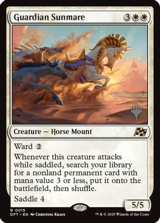 Image of Guardian Sunmare (Promo Pack) [Aetherdrift Promos]
