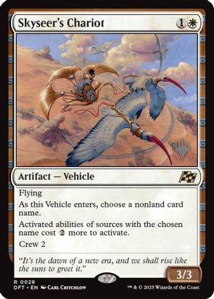 Image of Skyseer's Chariot (Promo Pack) [Aetherdrift Promos]