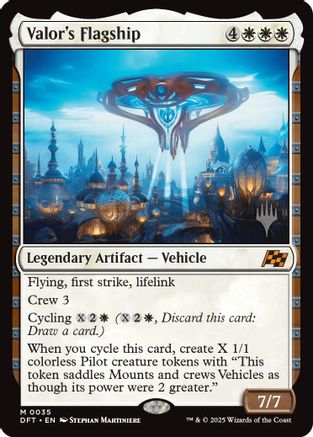 Image of Valor's Flagship (Promo Pack) [Aetherdrift Promos]