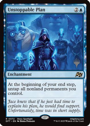 Image of Unstoppable Plan (Promo Pack) [Aetherdrift Promos]
