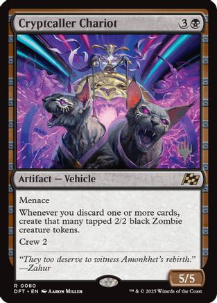 Image of Cryptcaller Chariot (Promo Pack) [Aetherdrift Promos]