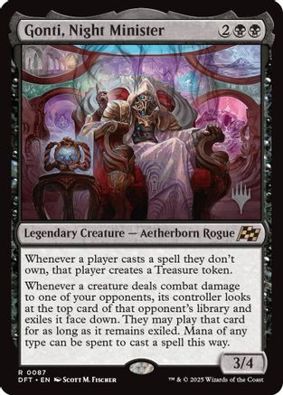 Image of Gonti, Night Minister (Promo Pack) [Aetherdrift Promos]