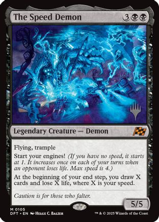 Image of The Speed Demon (Promo Pack) [Aetherdrift Promos]