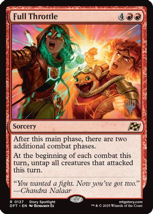 Image of Full Throttle (Promo Pack) [Aetherdrift Promos]