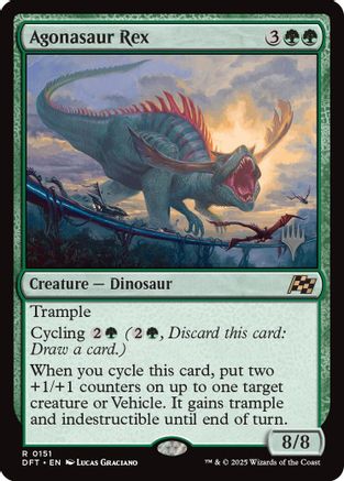 Image of Agonasaur Rex (Promo Pack) [Aetherdrift Promos]