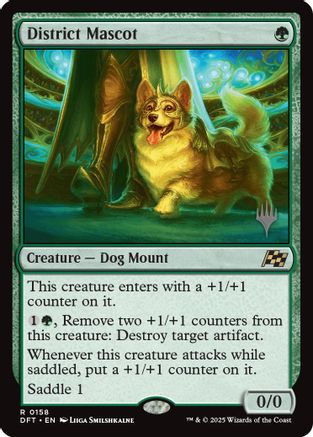 Image of District Mascot (Promo Pack) [Aetherdrift Promos]