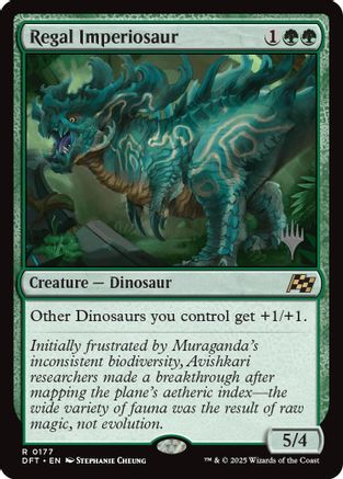Image of Regal Imperiosaur (Promo Pack) [Aetherdrift Promos]