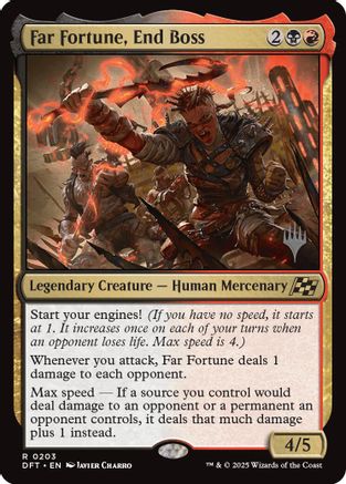 Image of Far fortune, End Boss (Promo Pack) [Aetherdrift Promos]