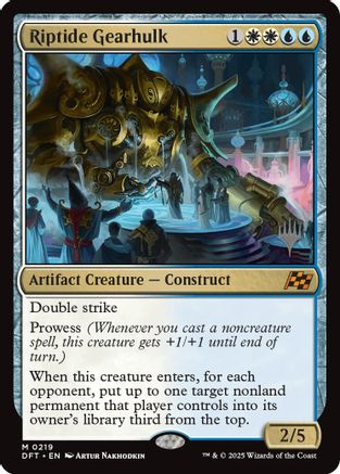 Image of Riptide Gearhulk (Promo Pack) [Aetherdrift Promos]
