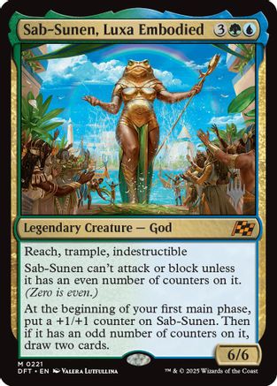 Image of Sab-Sunen, Luxa Embodied (Promo Pack) [Aetherdrift Promos]