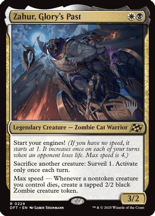 Image of Zahur, Glory's Past (Promo Pack) [Aetherdrift Promos]