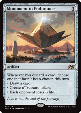 Image of Monument to Endurance (Promo Pack) [Aetherdrift Promos]