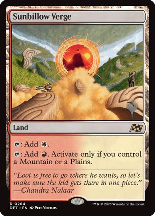Image of Sunbillow Verge (Promo Pack) [Aetherdrift Promos]