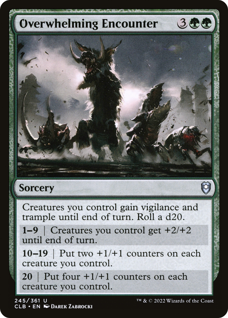 Image of Overwhelming Encounter [Commander Legends: Battle for Baldur's Gate]