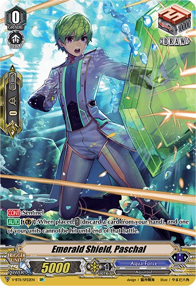 Image of Emerald Shield, Paschal (V-BT11/SP22EN) [Storm of the Blue Cavalry]