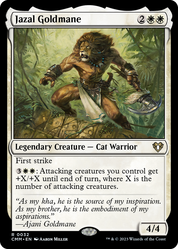 Image of Jazal Goldmane [Commander Masters]